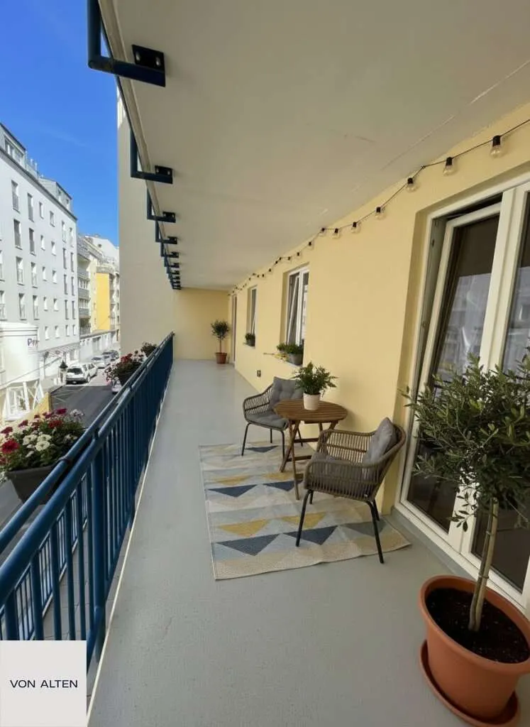Freier MZ: Ruhige 3-Zimmer-Wohnung mit Loggia nahe Mariahilfer Straße ***befristet vermietet*** - Ansicht 2