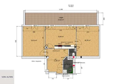 3-Zimmer-Wohnung kaufen in Wien – 75 m², € 598.000 – Bild 7 von 7