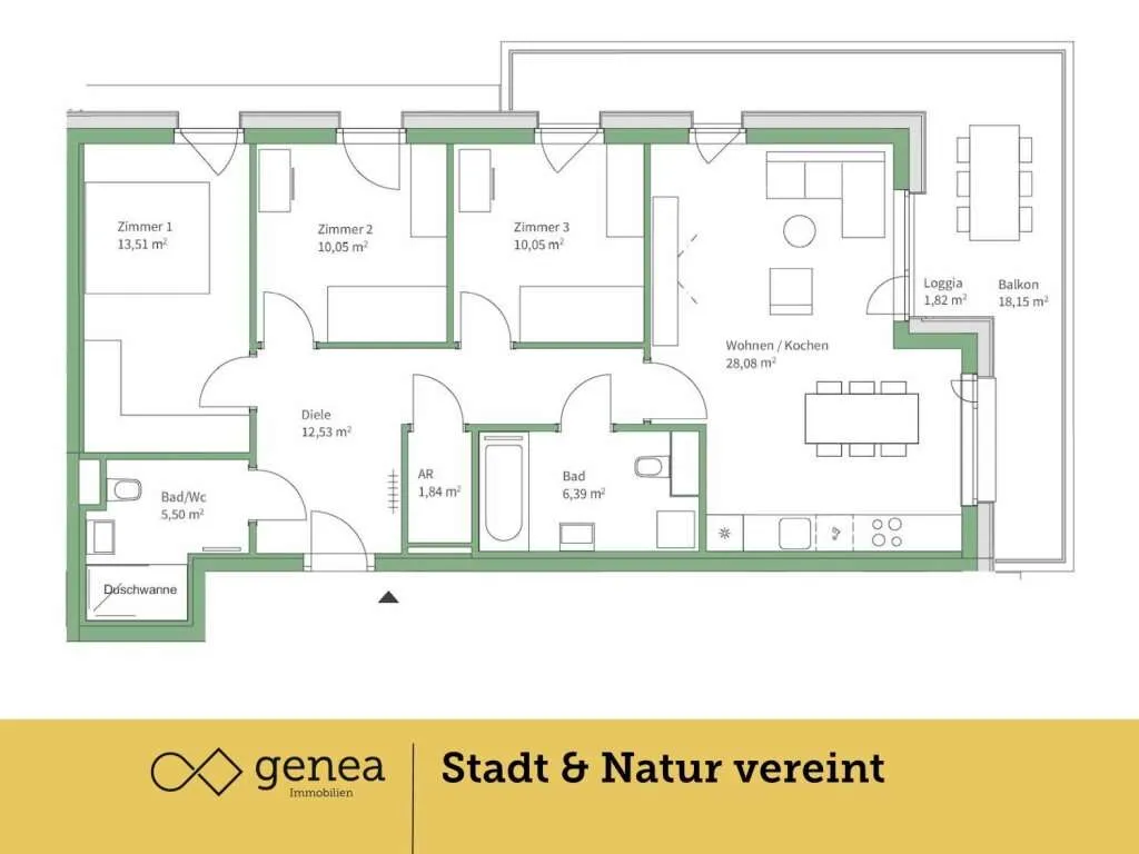 Ruhiges Wohnen im Jakomini Verde Haus K | Provisionsfrei | Ihr neues Zuhause wartet - Ansicht 2