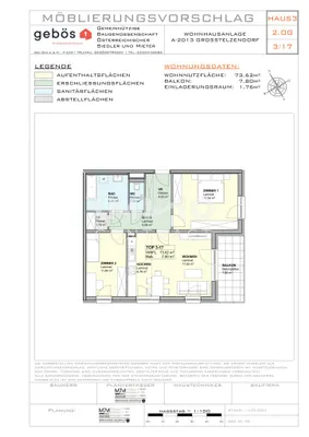 3-Zimmer-Wohnung mieten in Hollabrunn – 73,62 m², € 810 – Bild 9 von 9