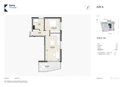 2-Zimmer-Wohnung kaufen in Salzburg Stadt – 51,8 m², € 390.000 – Bild 5 von 5