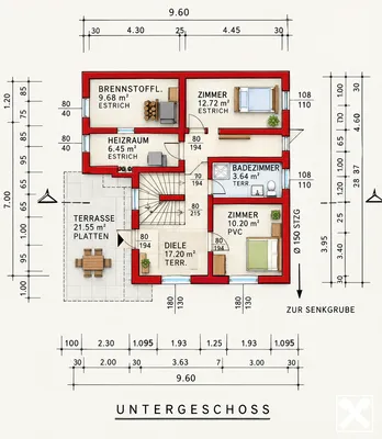 5-Zimmer-Haus kaufen in Sankt Pölten Land – 110 m², € 164.000 – Bild 20 von 21