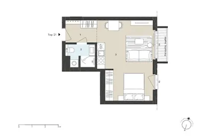 1-Zimmer-Wohnung mieten in Wien – 32 m², € 1.299 – Bild 9 von 10