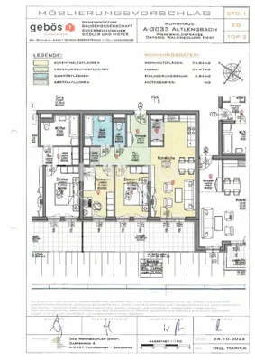 2-Zimmer-Wohnung mieten in Sankt Pölten Land – 73,04 m², € 831 – Bild 12 von 12