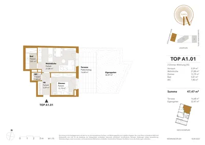 2-Zimmer-Wohnung mieten in Wien – 47,47 m², € 1.199 – Bild 25 von 25