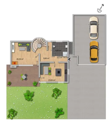 4-Zimmer-Haus kaufen in Innsbruck-Land – 129,5 m², € 749.000 – Bild 3 von 5
