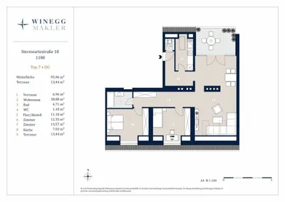 2-Zimmer-Wohnung kaufen in Wien – 95,96 m², € 799.000 – Bild 12 von 12