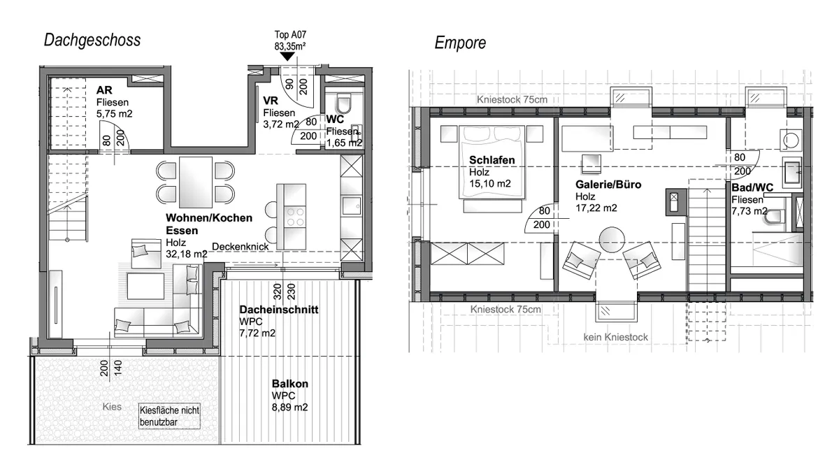 LINZ-URFAHR: Moderne Eigentumswohnung mit Balkon in ruhiger Siedlungslage - Fixpreisgarantie! - Ansicht 2
