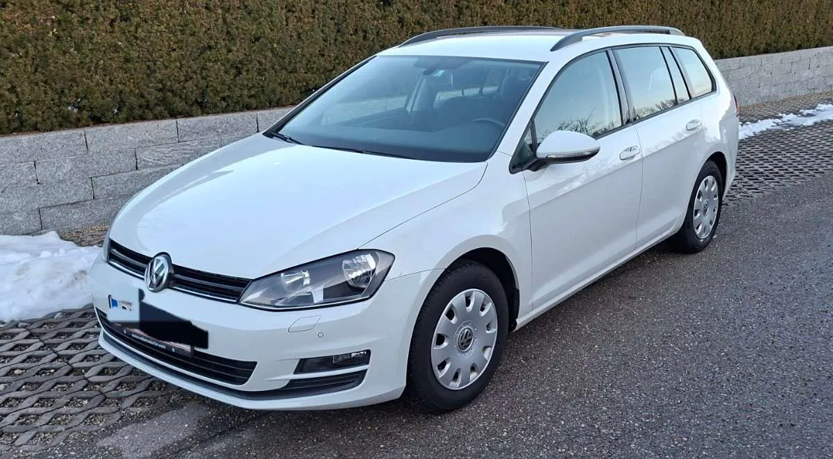VW Golf Variant Rabbit TSI pure white Kombi / Family Van, 2016, 63.400 ...