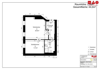 1-Zimmer-Wohnung mieten in Linz Land – 44 m², € 591 – Bild 6 von 6