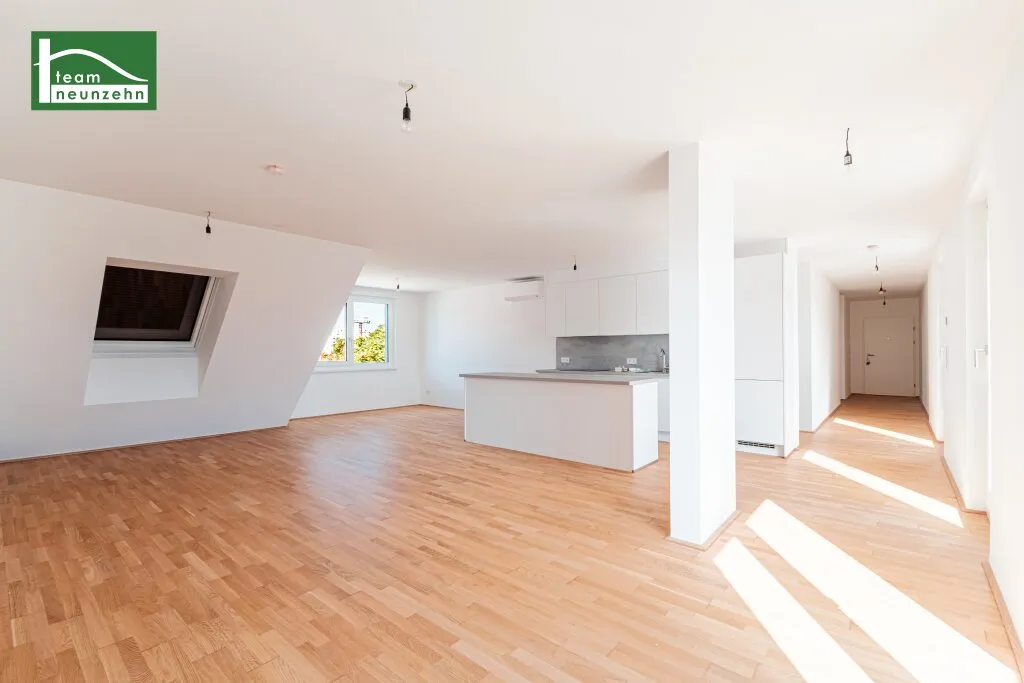 Exklusive Anleger-Erstbezugs-Wohnung mit 55 m² Wohnküche und großer Hof-Terrasse! Küche und Top Ausstattung inkludiert! - Ansicht 3