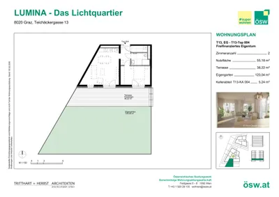 2-Zimmer-Wohnung kaufen in Graz – 55,18 m², € 266.000 – Bild 12 von 13