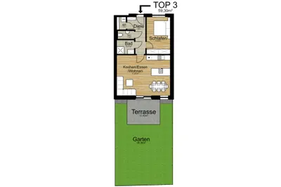 2-Zimmer-Wohnung kaufen in Graz – 59,3 m², € 276.715 – Bild 5 von 5