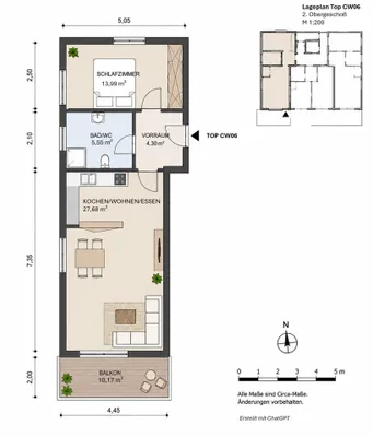 2-Zimmer-Immobilie kaufen in Schwaz – 51 m², € 340.000 – Bild 11 von 11
