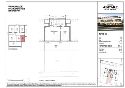 2-Zimmer-Wohnung kaufen in Klagenfurt – 49 m², € 285.000 – Bild 10 von 10