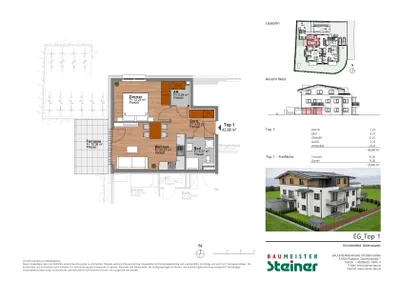 2-Zimmer-Wohnung kaufen in Sankt Johann im Pongau – 42 m², € 278.700 – Bild 2 von 4