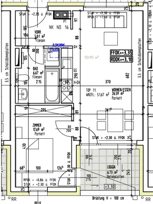 2-Zimmer-Wohnung mieten in Linz Land – 51,57 m², € 793 – Bild 10 von 10