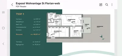 Wohnung mieten in Schärding – 47 m², € 750 – Bild 4 von 6