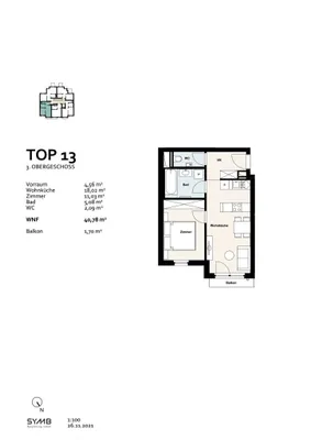 2-Zimmer-Wohnung kaufen in Wien – 40,78 m², € 282.000 – Bild 9 von 9