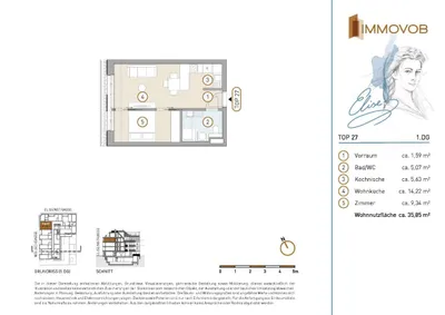 2-Zimmer-Wohnung kaufen in Wien – 35,85 m², € 279.630 – Bild 9 von 10