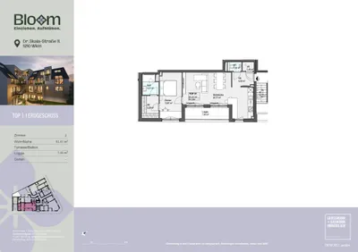 2-Zimmer-Wohnung kaufen in Wien – 61,41 m², € 370.000 – Bild 9 von 14