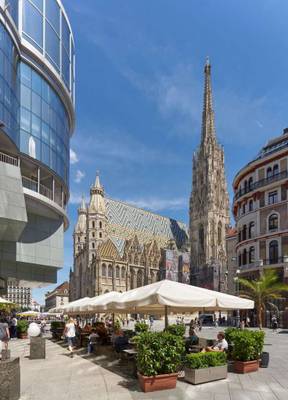 Dachterrasse mit Stephansturmblick – Bild 2