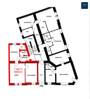 Wohnung kaufen in Graz – 60 m², € 160.000 – Bild 8 von 8