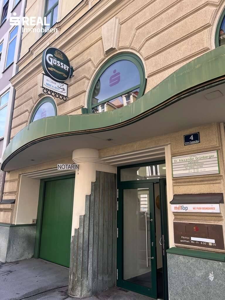 Café mit großzügiger, ruhiger Terrasse in den Innenhof in zentraler Lage in Leoben - Ansicht 3