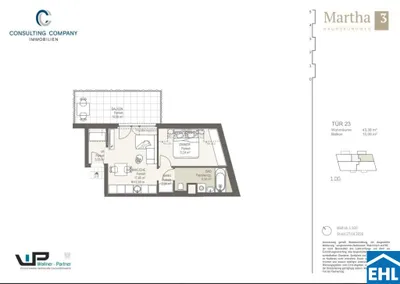 Immobilie kaufen in Wien – 43,38 m², € 299.700 – Bild 6 von 6