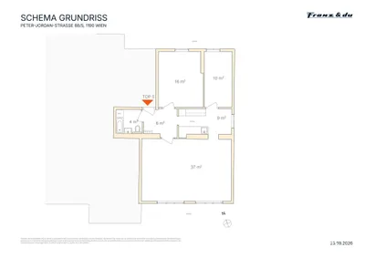 3-Zimmer-Wohnung mieten in Wien – 83 m², € 1.600 – Bild 13 von 13