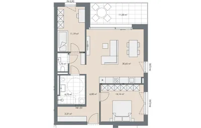 3-Zimmer-Wohnung kaufen in Kitzbühel – 72,9 m², € 634.300 – Bild 9 von 9