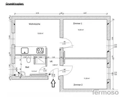 2-Zimmer-Wohnung mieten in Bruck an der Leitha – 48 m², € 620 – Bild 12 von 12