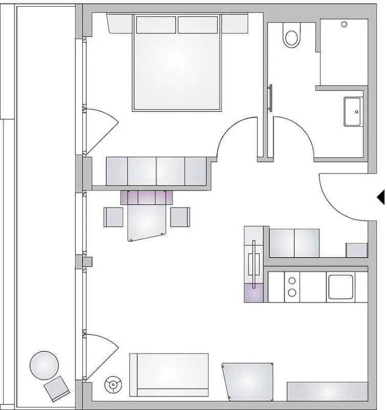 room4rent - Ihr Zuhause auf Zeit | Campus-Vienna-Biocenter_SUITE – pohled 2