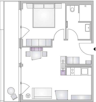 room4rent - Ihr Zuhause auf Zeit | Campus-Vienna-Biocenter_SUITE – Bild 2