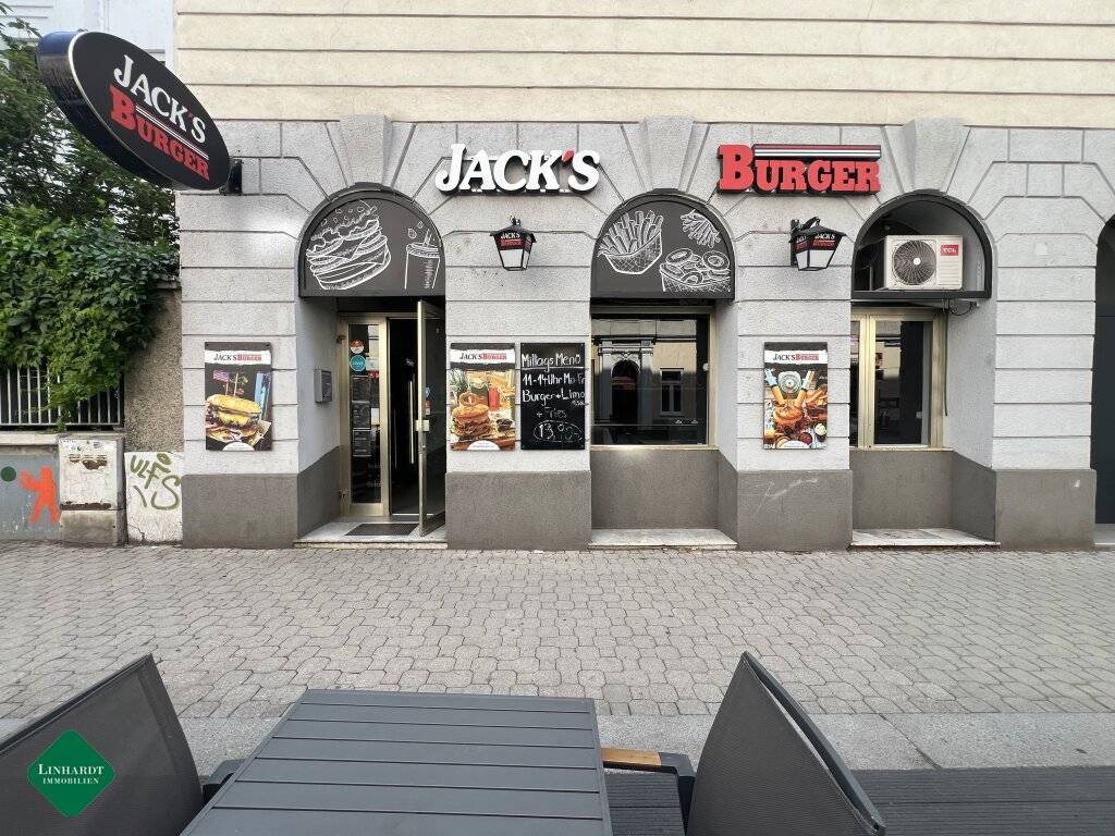 Burger-Laden mit Schanigarten abzugeben - Ansicht 2