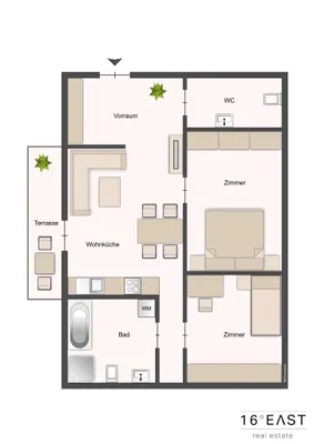 3-Zimmer-Wohnung kaufen in Wien – 60 m², € 372.000 – Bild 6 von 7