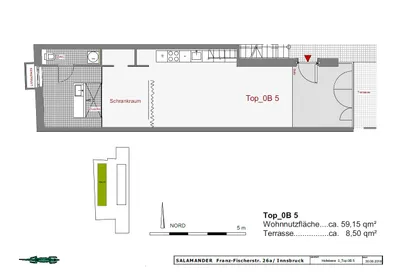 2-Zimmer-Immobilie mieten in Innsbruck – 59,15 m², € 1.443 – Bild 8 von 8