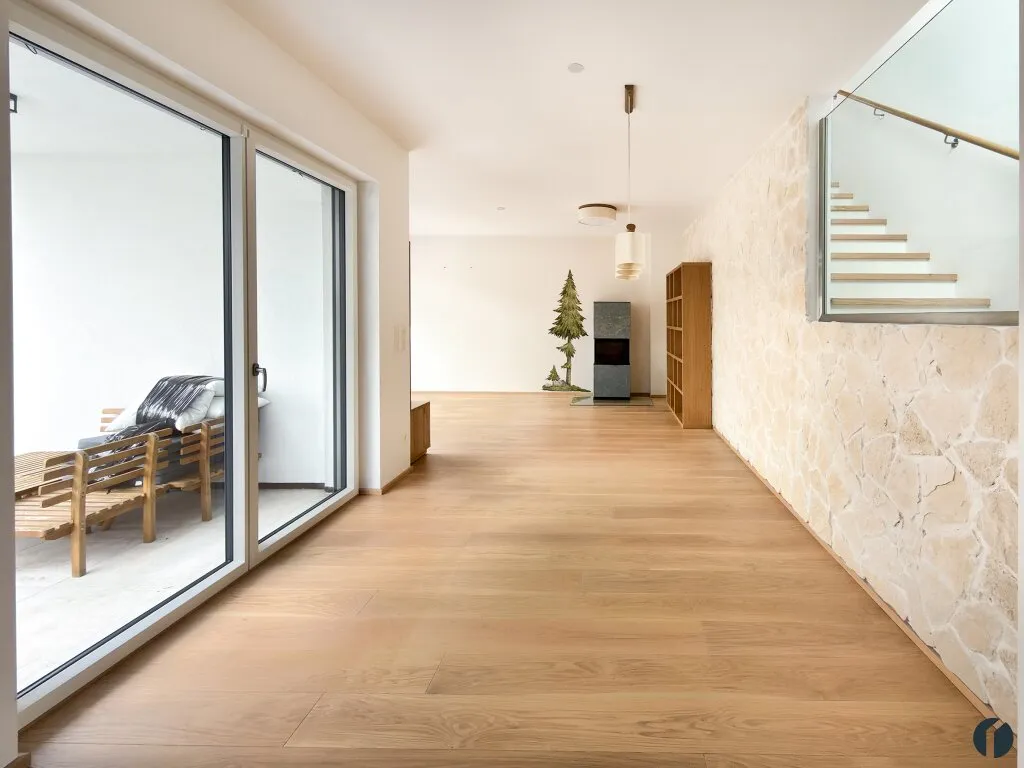 Ankommen. Durchatmen. Zuhause sein. Moderne Doppelhaushälfte mit Garten und 2 Terrassen in Absdorf - Ansicht 3
