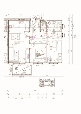 3-Zimmer-Wohnung mieten in Rohrbach – 74,81 m², € 692 – Bild 3 von 11