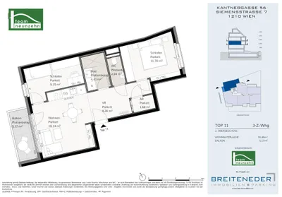 Immobilie kaufen in Wien – 55,48 m², € 329.000 – Bild 14 von 14