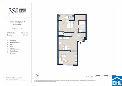 Immobilie kaufen in Wien – 57,13 m², € 479.000 – Bild 12 von 12