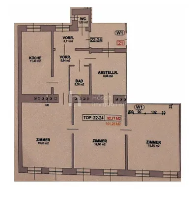 3-Zimmer-Wohnung kaufen in Wien – 101 m², € 285.000 – Bild 14 von 14
