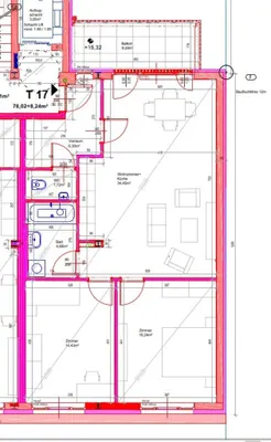 3-Zimmer-Wohnung mieten in Wien – 78 m², € 1.454 – Bild 3 von 9