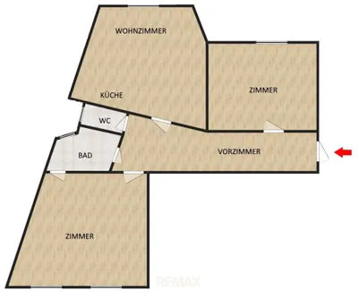 2-Zimmer-Wohnung mieten in Wien – 77 m², € 1.250 – Bild 9 von 9
