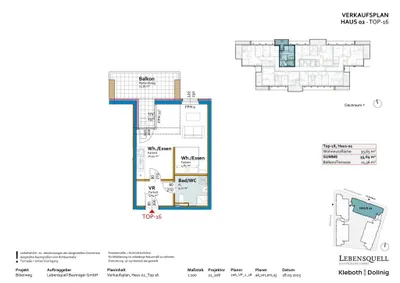 1-Zimmer-Wohnung kaufen in Linz – 35,65 m², € 183.573 – Bild 7 von 7