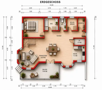 5-Zimmer-Haus kaufen in Gänserndorf – 167 m², € 599.000 – Bild 31 von 34