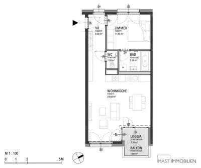 2-Zimmer-Wohnung kaufen in Wien – 58,9 m², € 346.000 – Bild 11 von 11