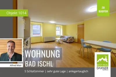 6-Zimmer-Wohnung kaufen in Gmunden – 135 m², € 370.000 – Bild 1 von 12