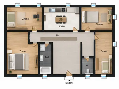 4-Zimmer-Wohnung mieten in Baden – 130 m², € 900
