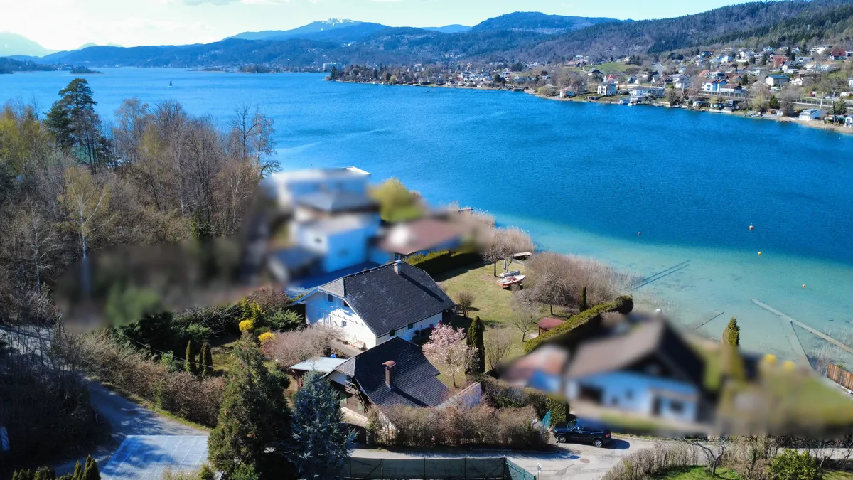 Traumhaftes Seegrundstück in der Angererbucht, direkt am Wörthersee - Ansicht 2